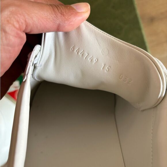 Gucci classic sneakers leather upper, rubber sole, size 15 Gucci,fits size 15US - Picture 6 of 6